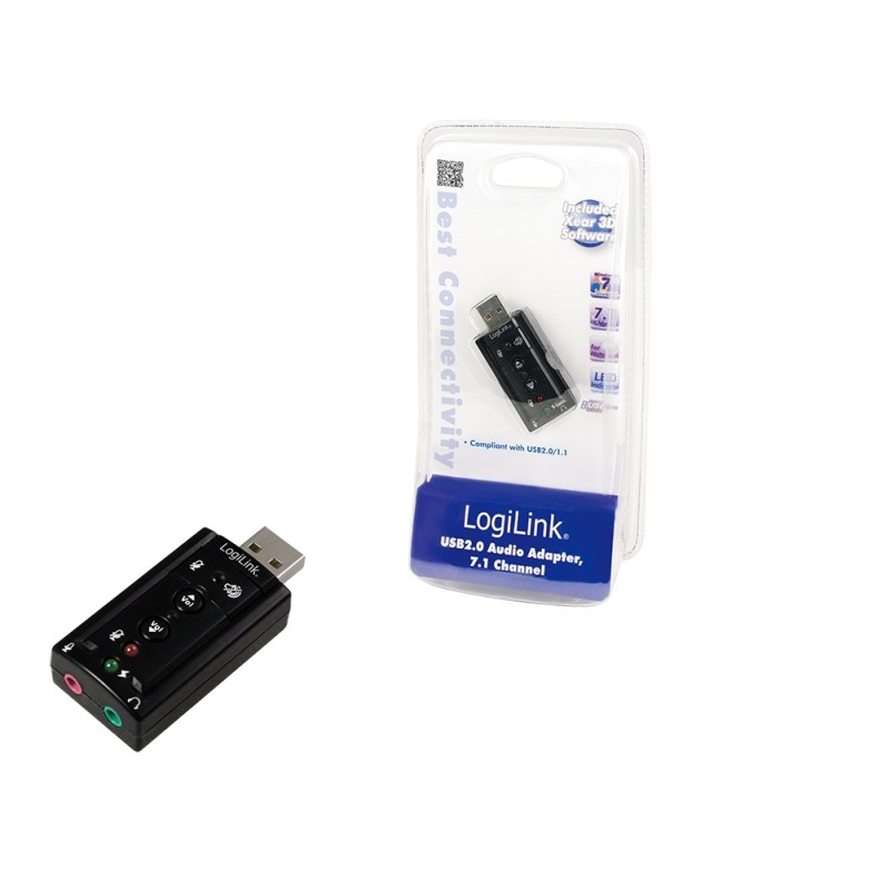 LogiLink USB-A Audio Adapter 71 Sound